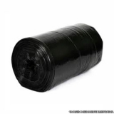 bobina de lona plástica preta